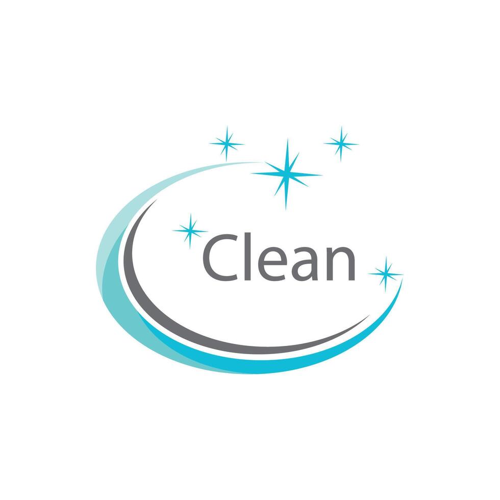 Cleaning logo template symbol design vector