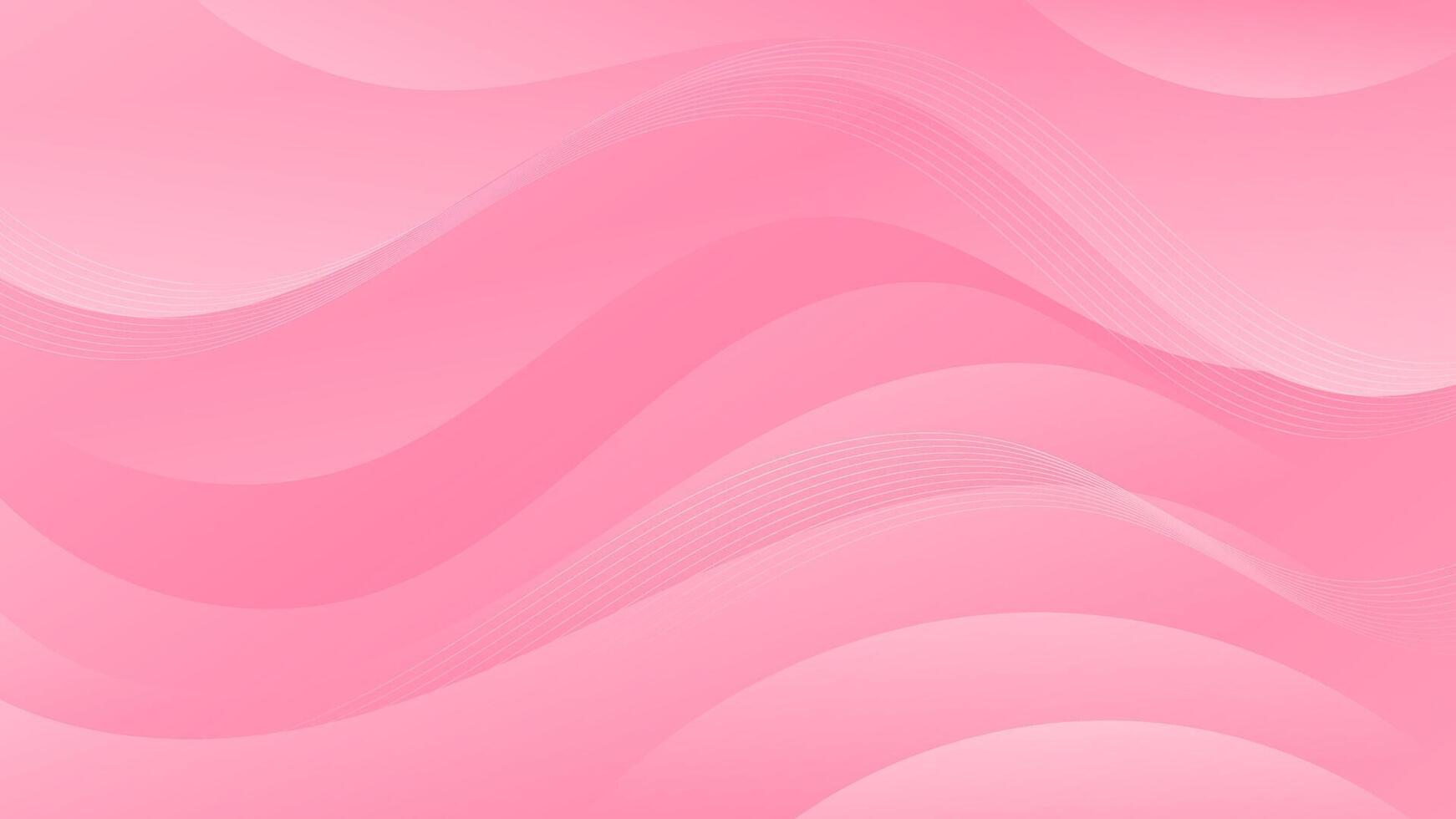 Abstract Pink Background with Wavy Shapes. flowing and curvy shapes. This asset is suitable for website backgrounds, flyers, posters, and digital art projects. vector