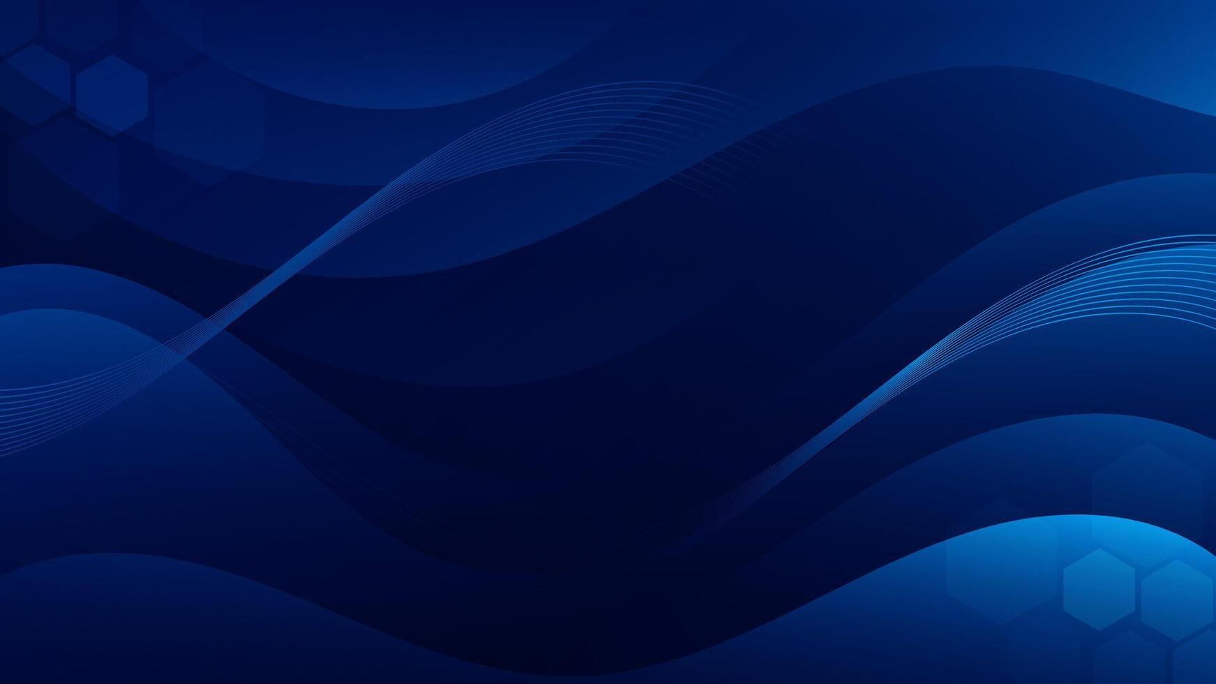 Abstract blue Background with Wavy Shapes. flowing and curvy shapes. This asset is suitable for website backgrounds, flyers, posters, and digital art projects. vector