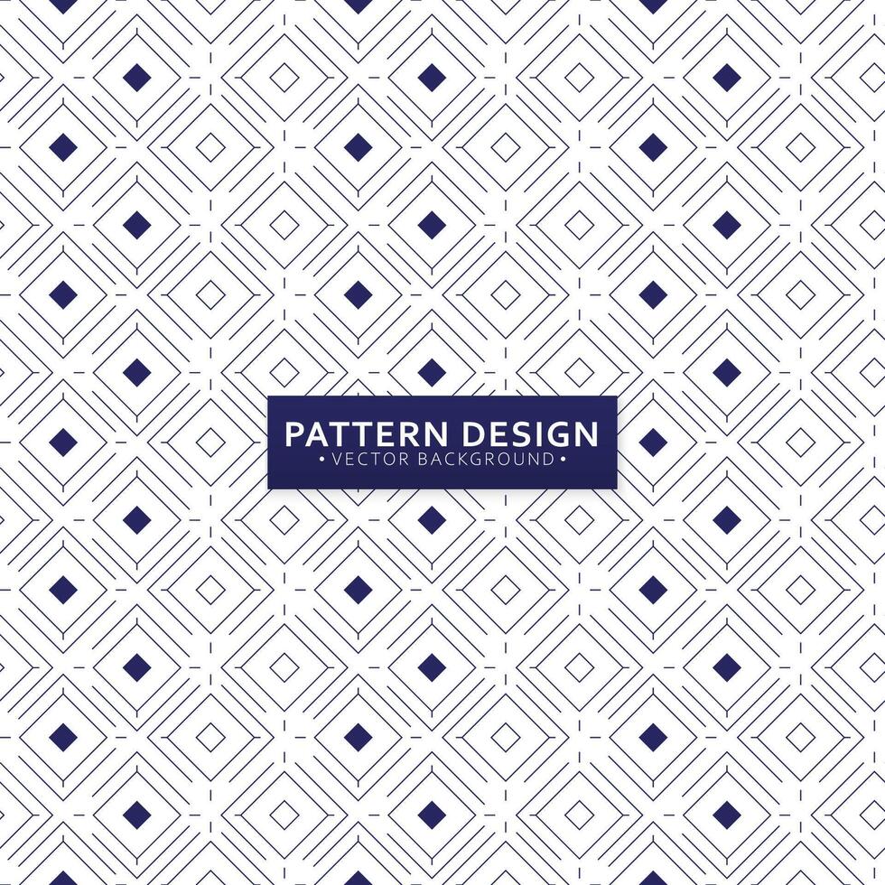 Minimalist square pattern background design vector