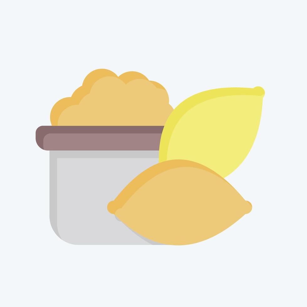 Icon Yams. related to Healthy Food symbol. flat style. simple design illustration vector