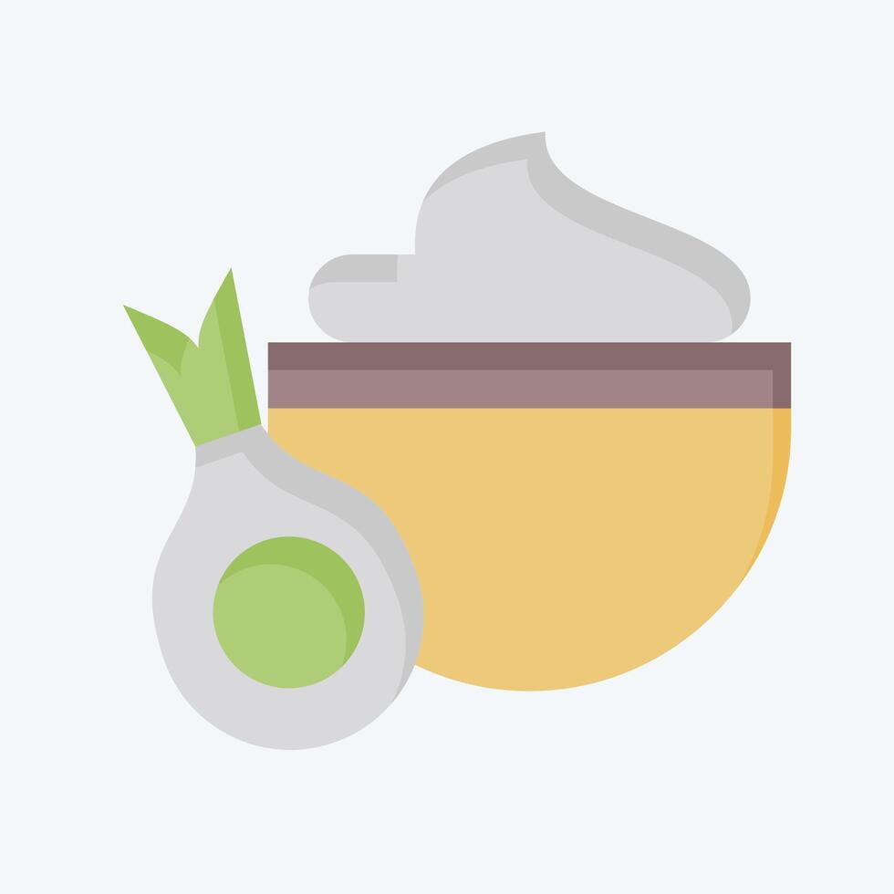 Icon Onion. related to Healthy Food symbol. flat style. simple design illustration vector