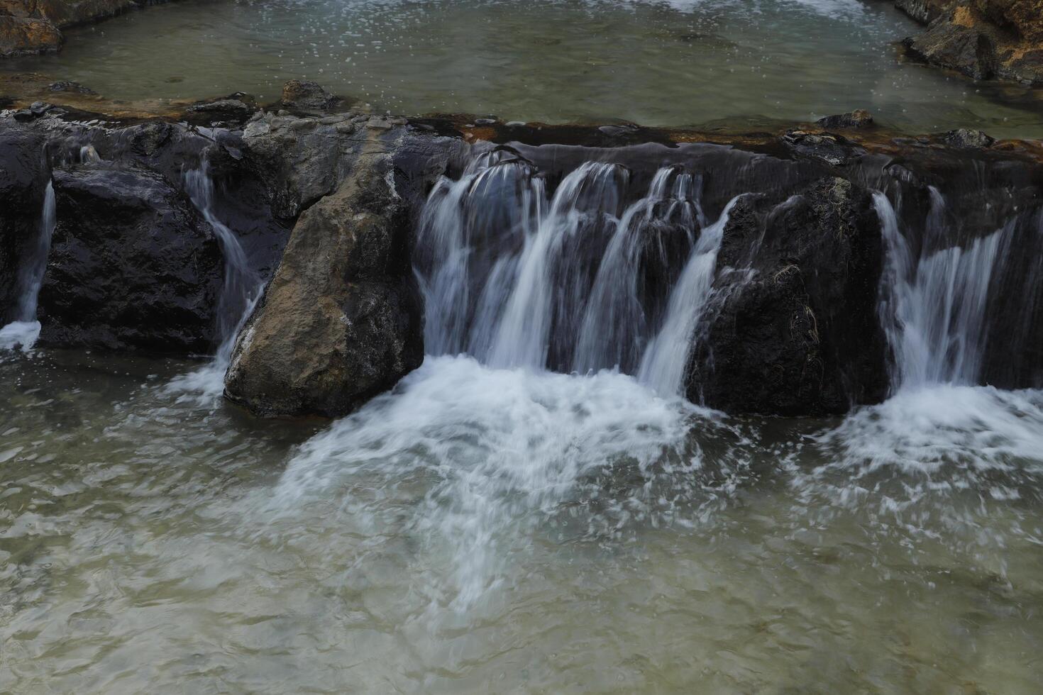 waterfall slow shutterspeed photo