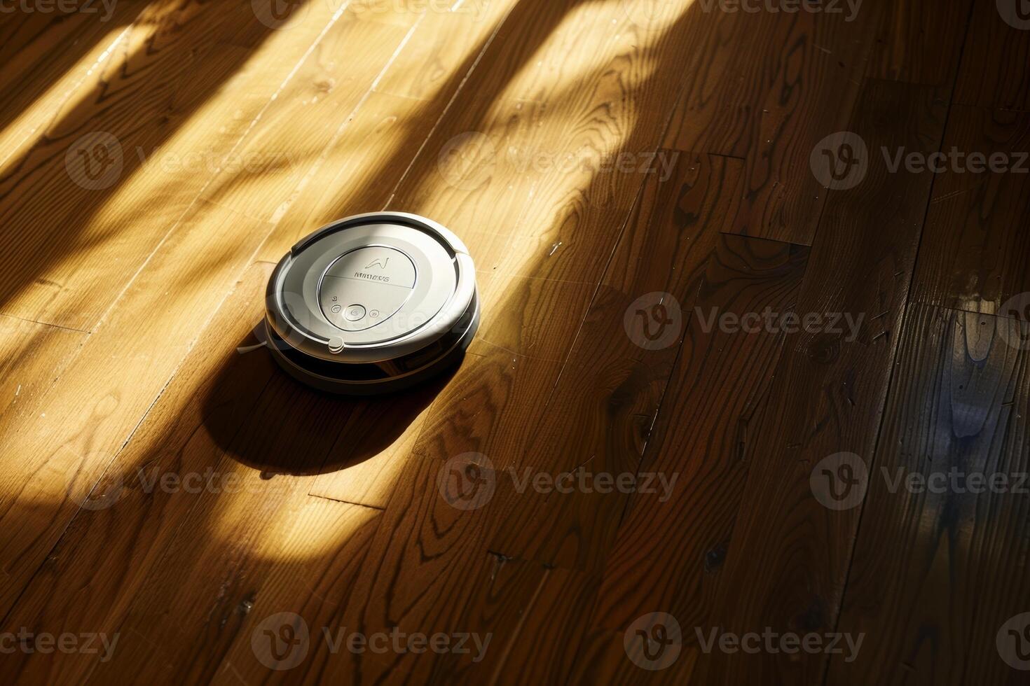 a robotic vacuum cleaning your apartment photo