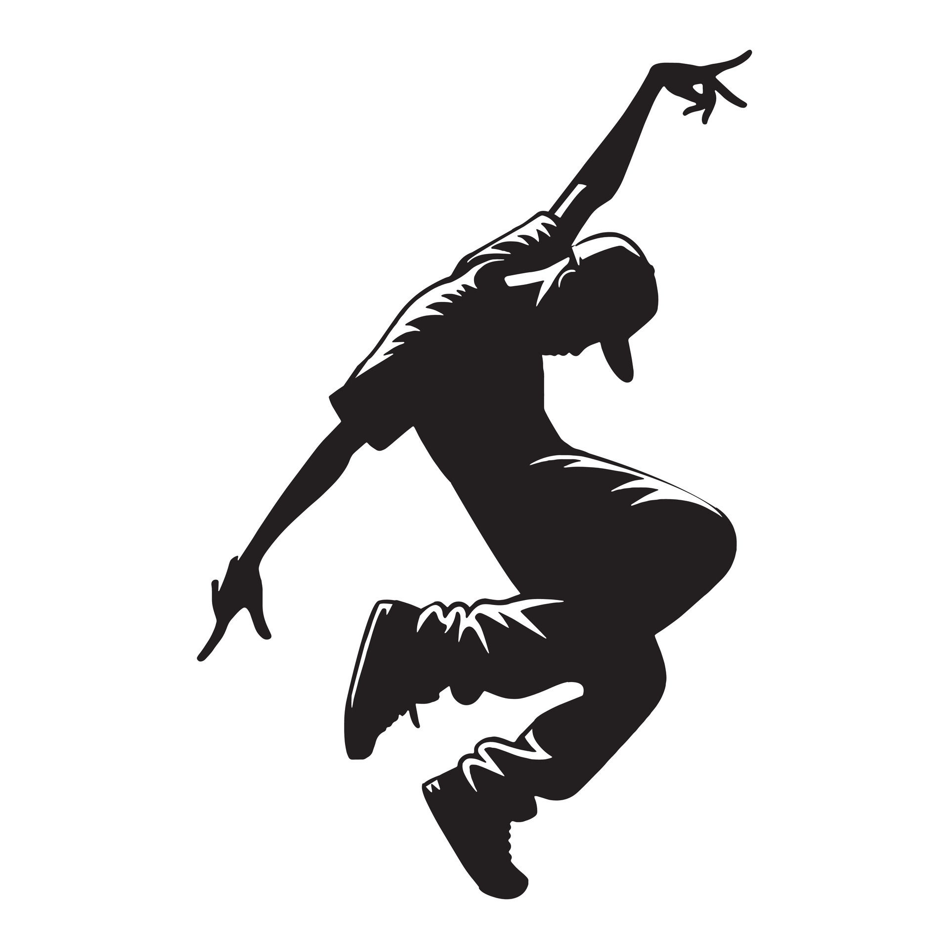 Boogaloo Dance Illustration in black and white 43343967 Vector Art at