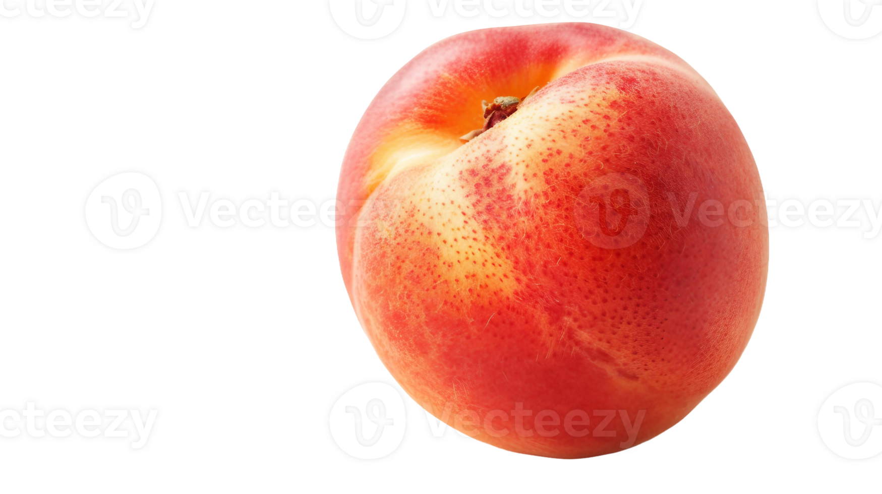 Presence of Peach on Transparent Background png