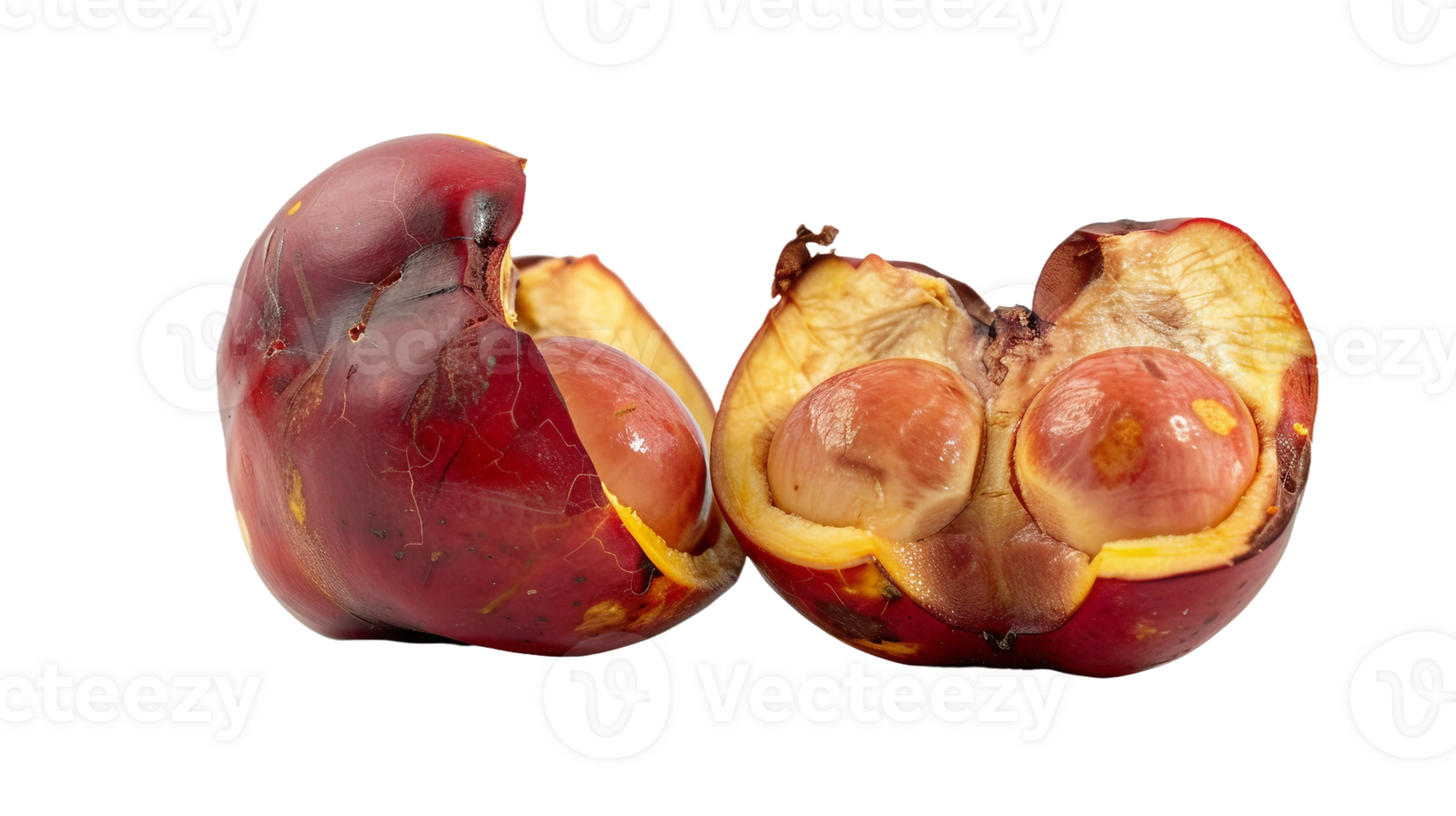 Ackee Fruit on Transparent Background png