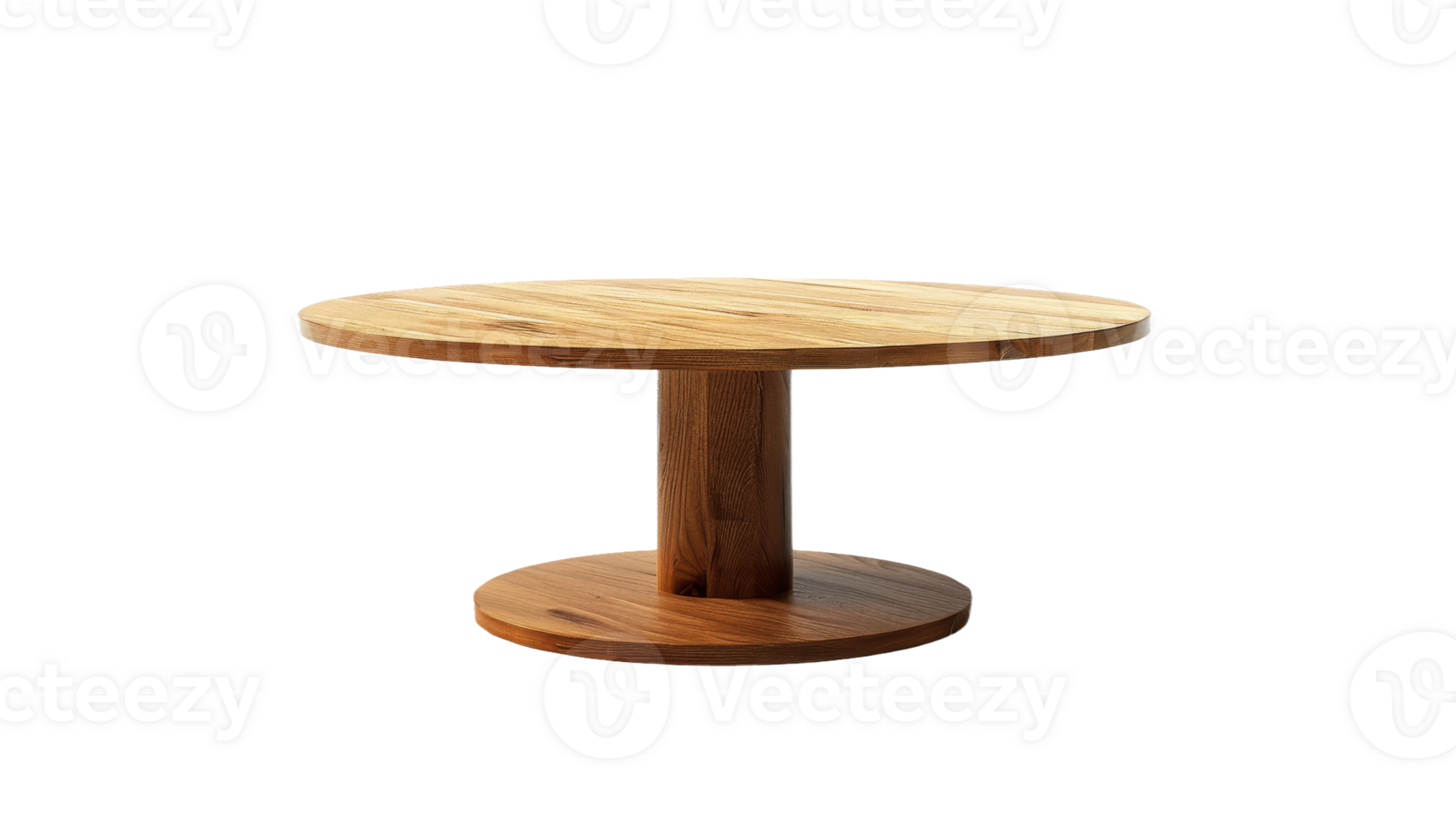 moderne rond table isolé sur le transparent arrière-plan, format png