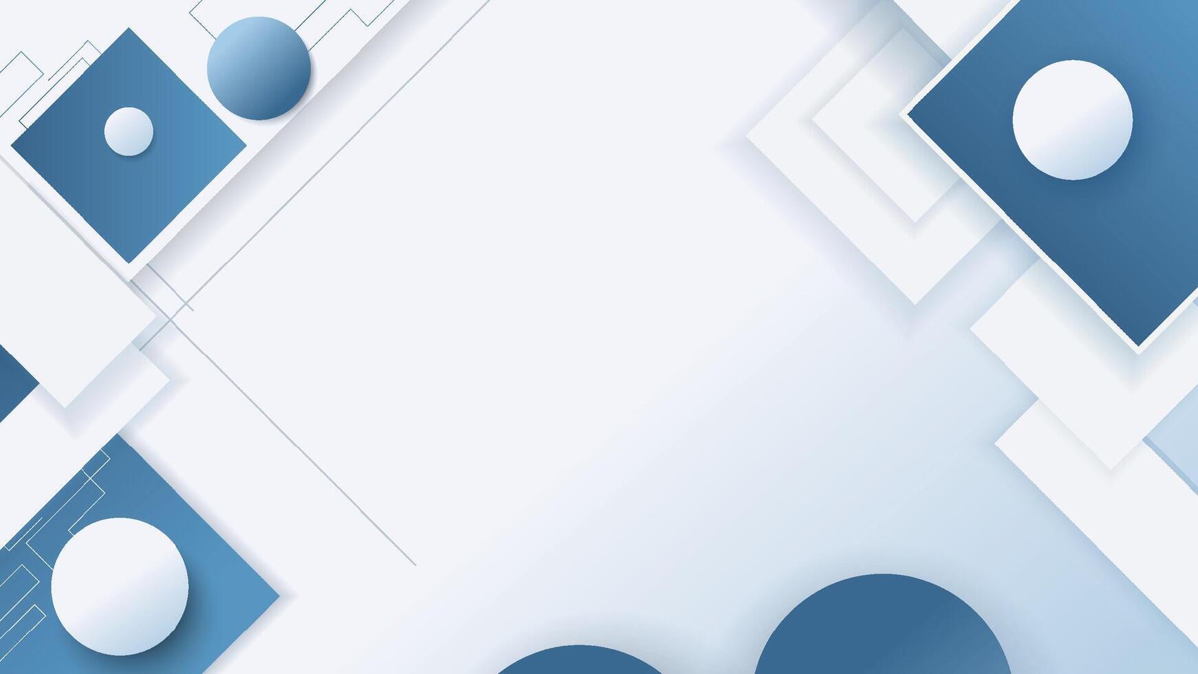 Abstract Clean Blue White Business Technology Background vector