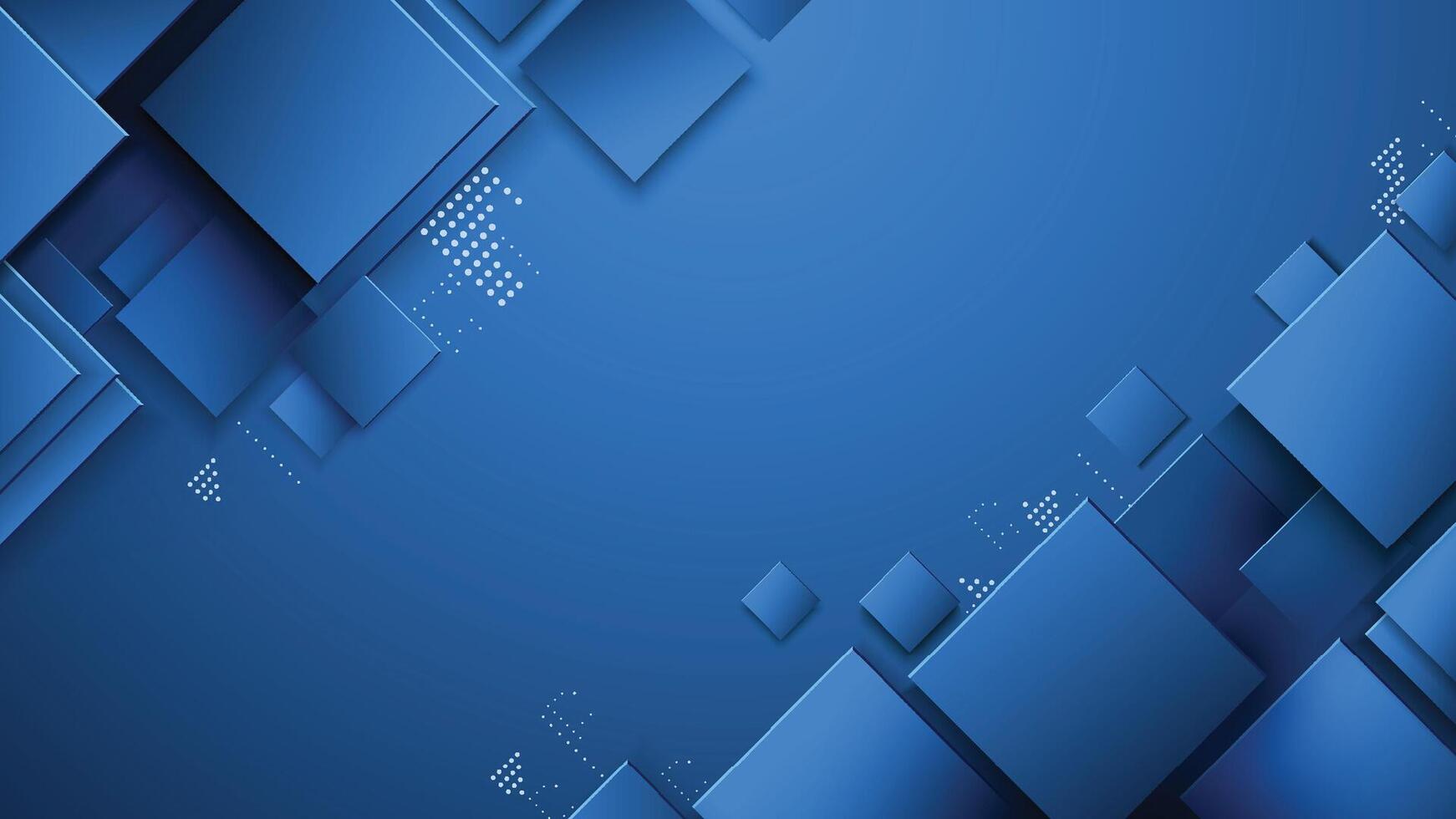 Deep Dark Blue Geometric Abstract Business Technology Background vector