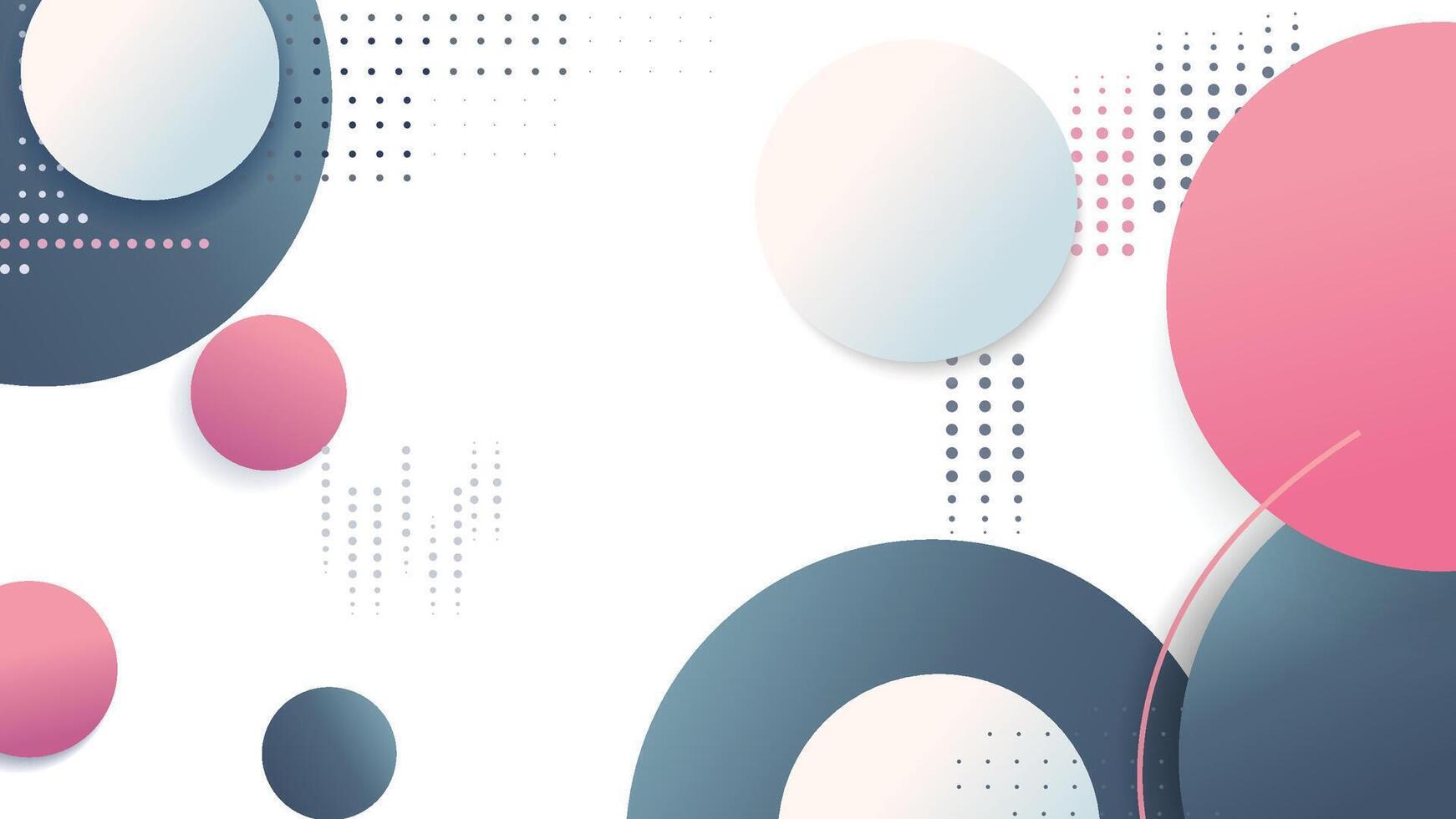 Colorful Circle Abstract Business Background vector