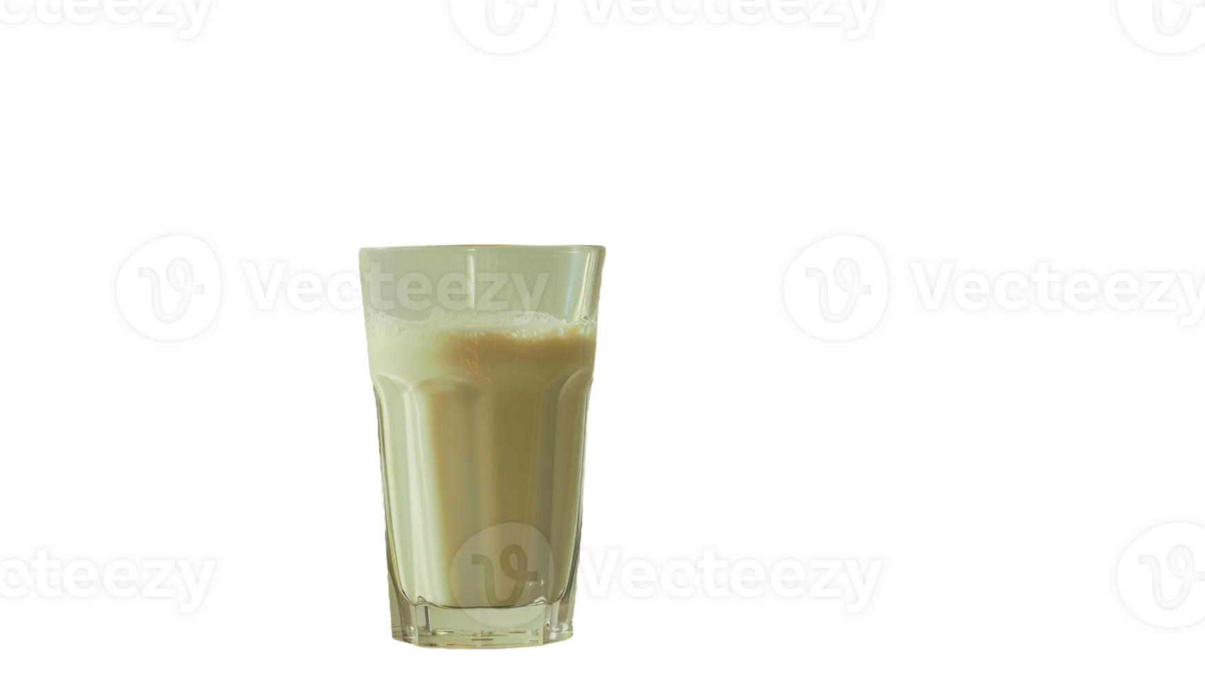 Glass of milk isolated isolated on the transparent background, Format png
