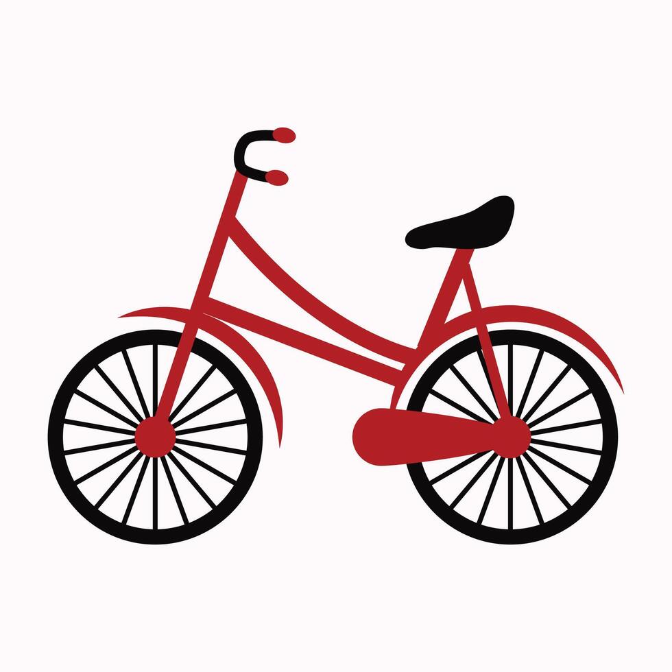 ilustración de bicicleta diseño vector