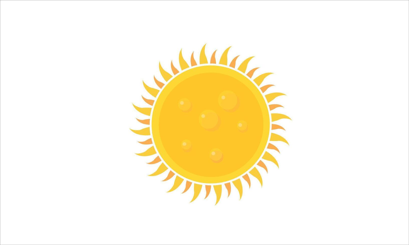 Abstract sun icon illustration vector