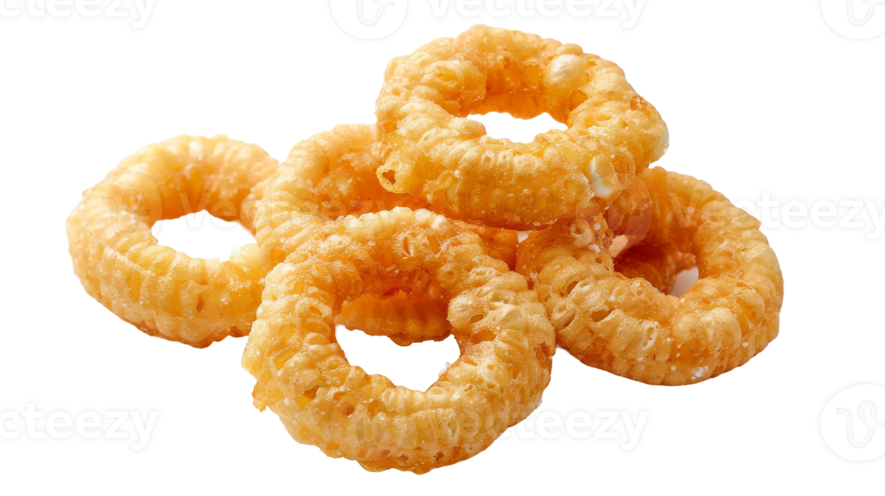 Cheerios Cereal Corn Rings isolated on the transparent background, Format png