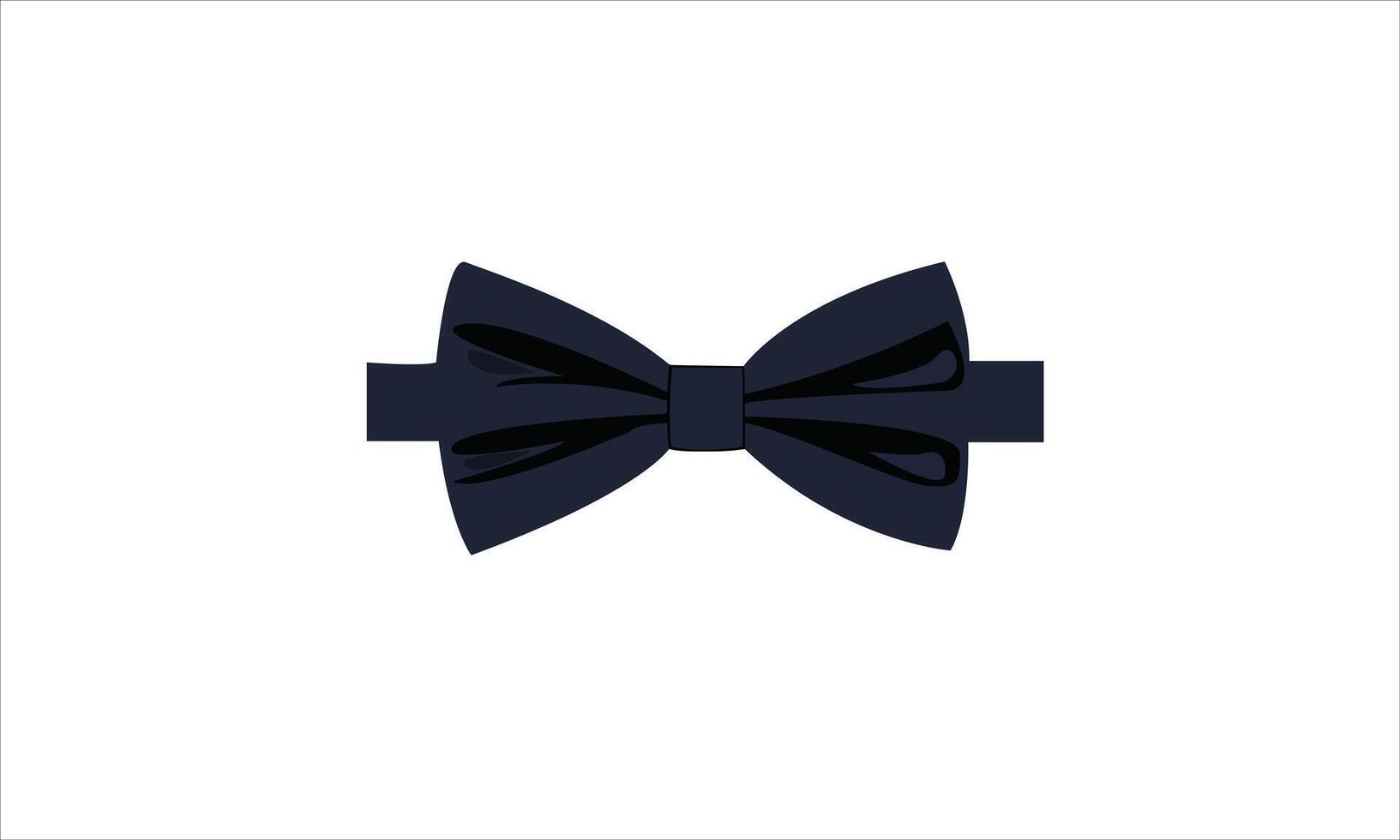 bow with ribbon on white vector
