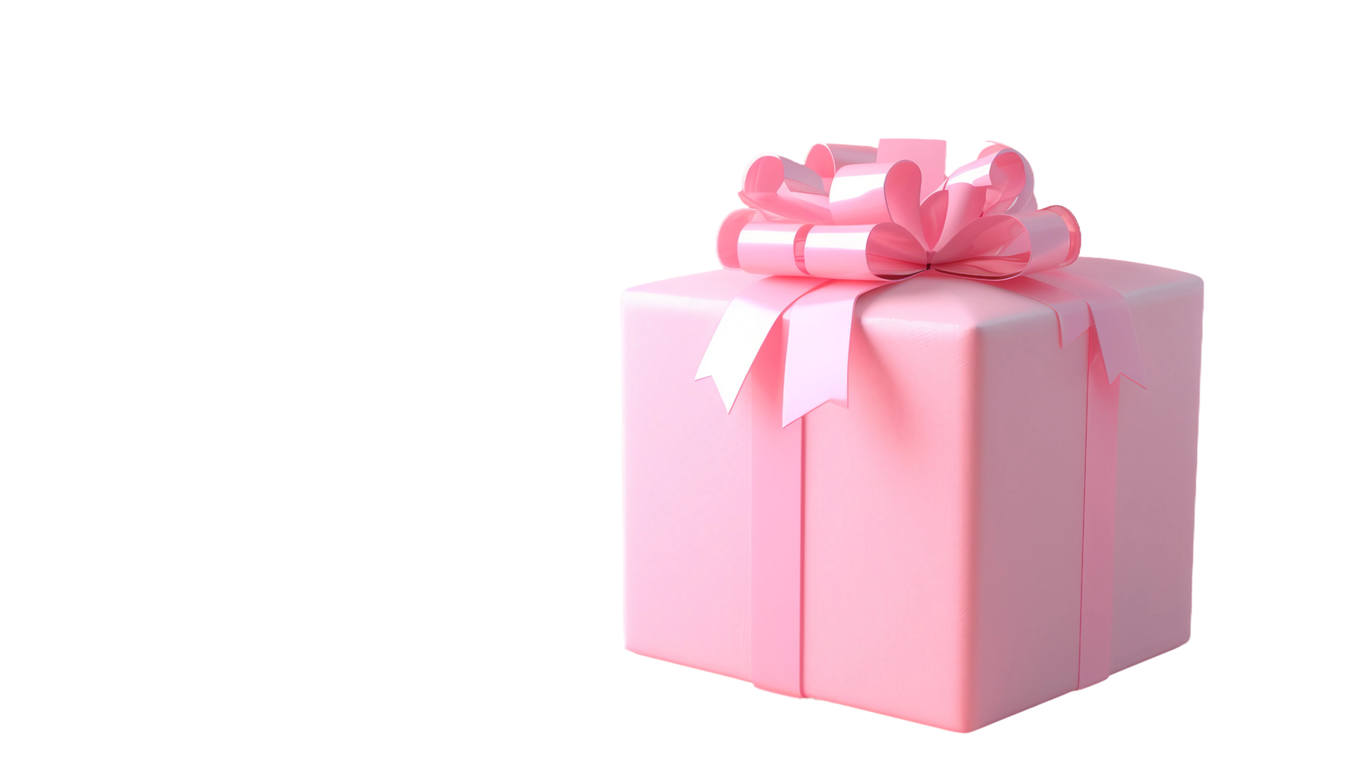 Pink Gift Box on Transparent Background 43344679 PNG