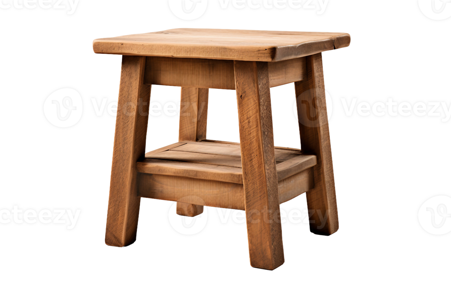 Distinctive Farmhouse Side Table On Transparent Background png