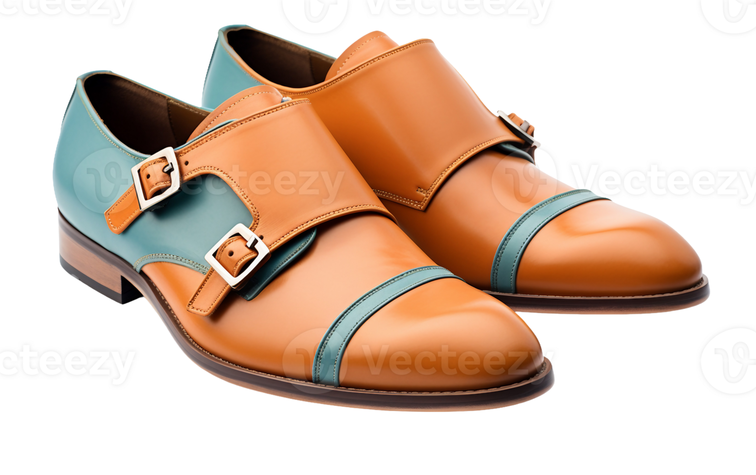 Monk Strap Shoes for a Stylish Statement On Transparent Background png