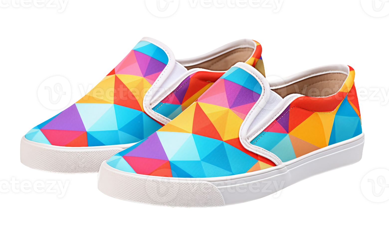 Fashion-Forward Slip-Ons On Transparent Background png