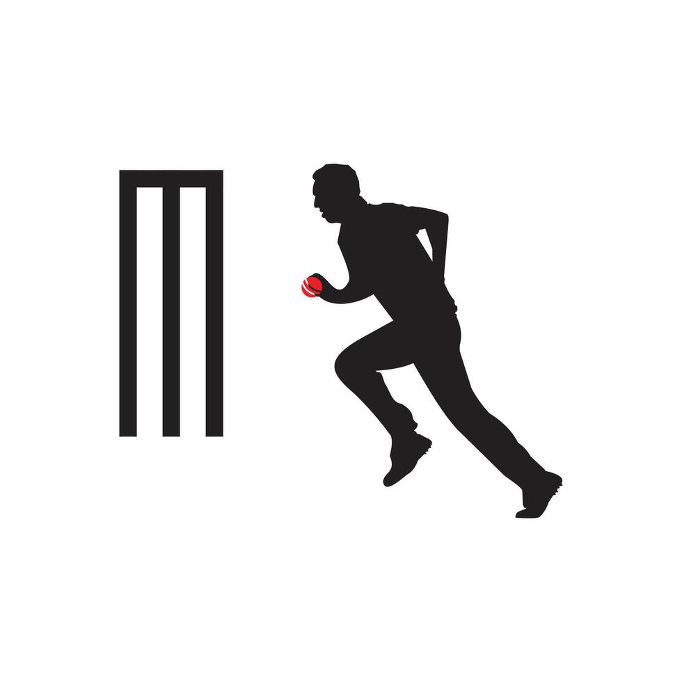 Cricket Logo disegn vector