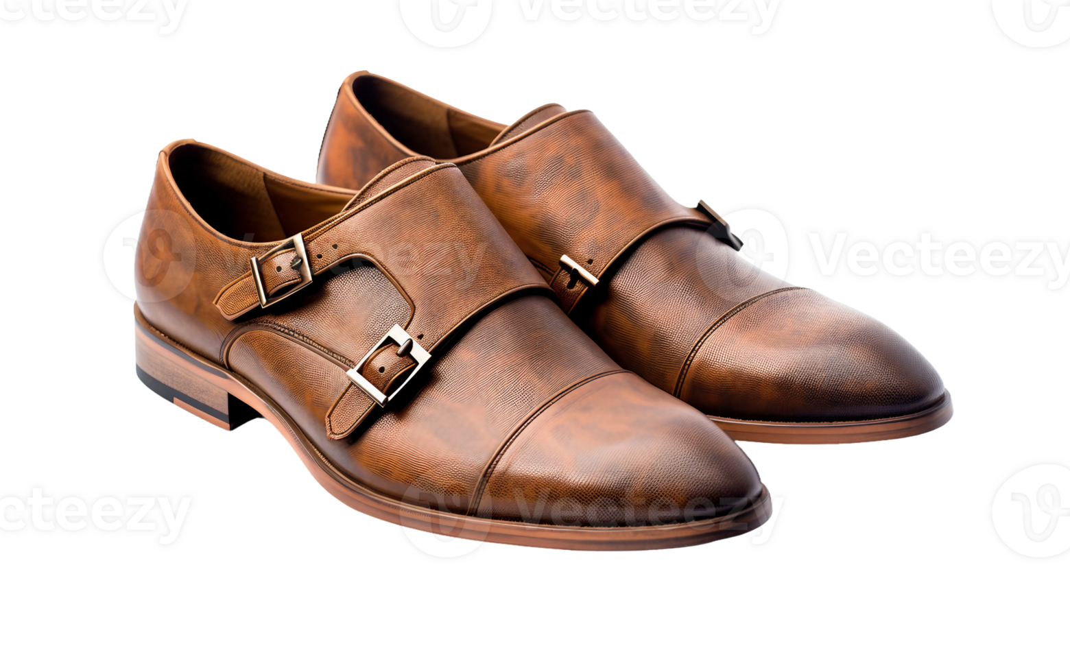 Monk Strap Shoes On Transparent Background png