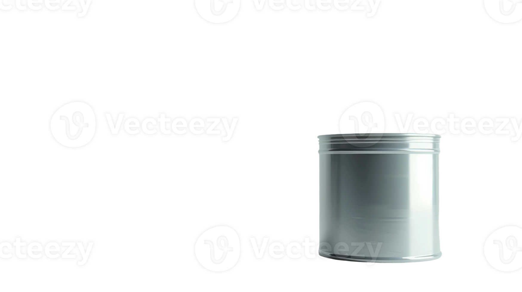 Captured in a Tin Can, on transparent background, format png