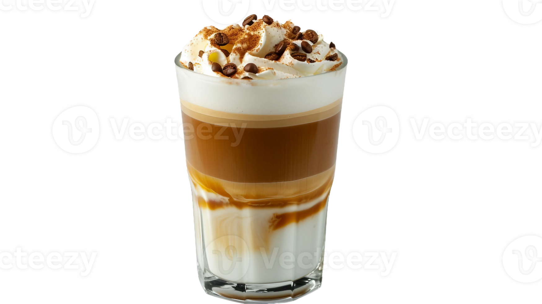 mokka karamel macchiato genot Aan transparant achtergrond png