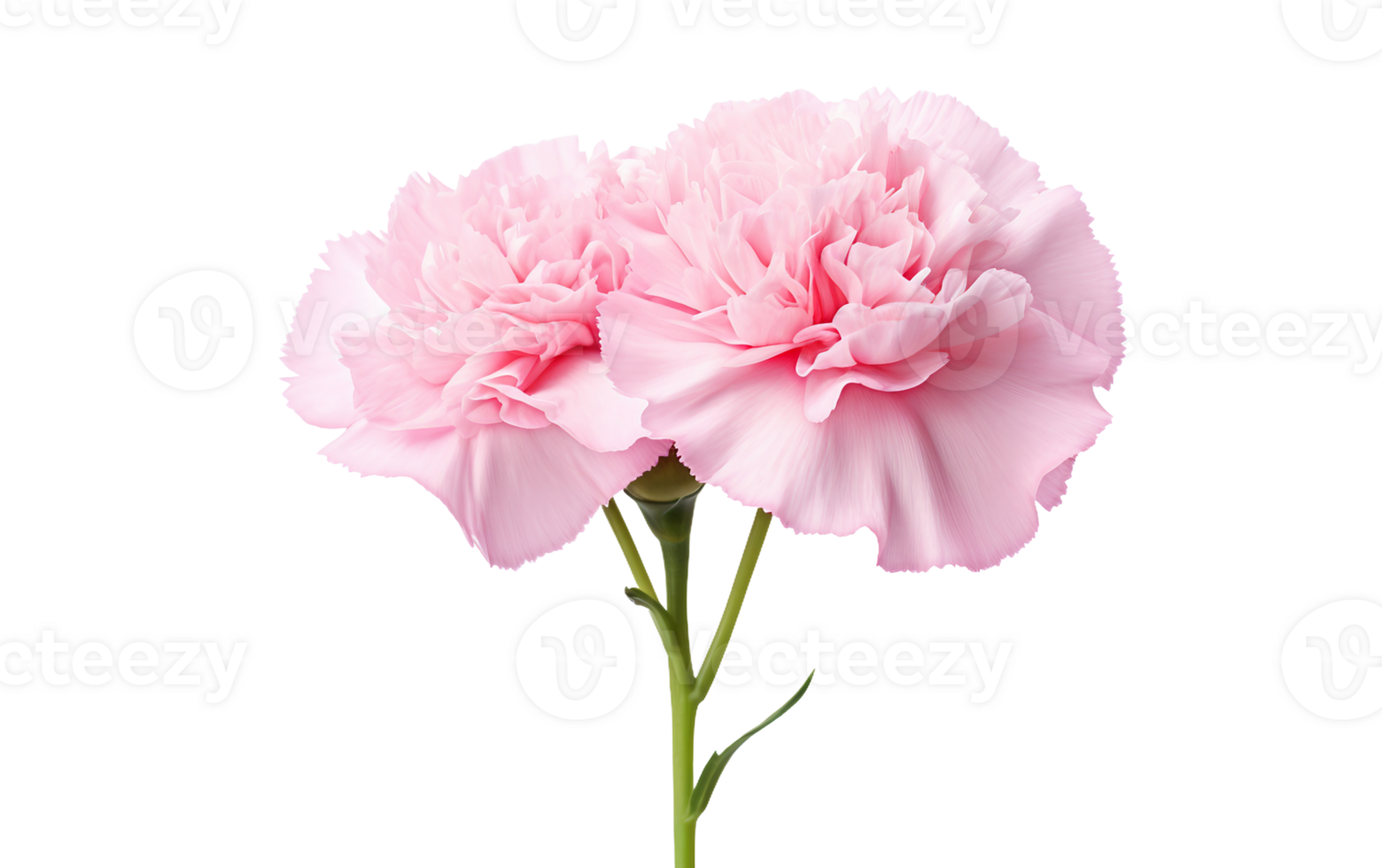 Pink Carnation Serenity On Transparent Background png
