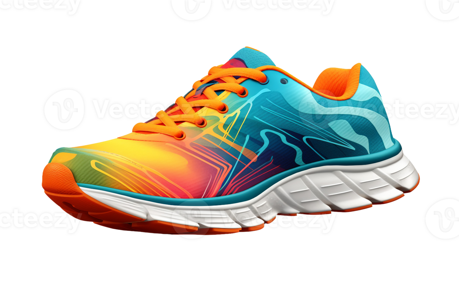 The Latest in Running Shoe Fashion On Transparent Background png