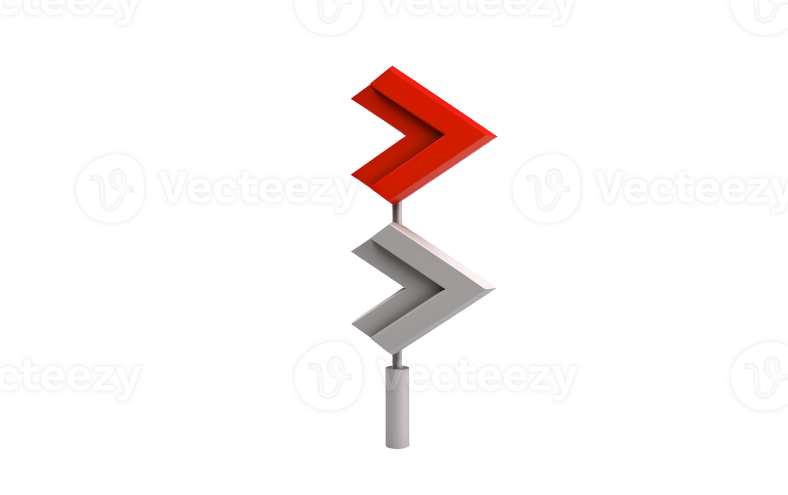 conception une virage à gauche signe sur transparent Contexte png