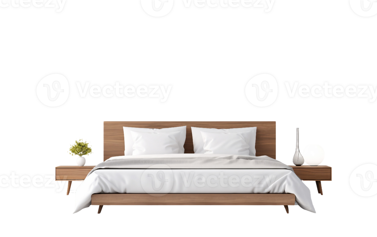 Modern Flair for Your Bedroom On Transparent Background png