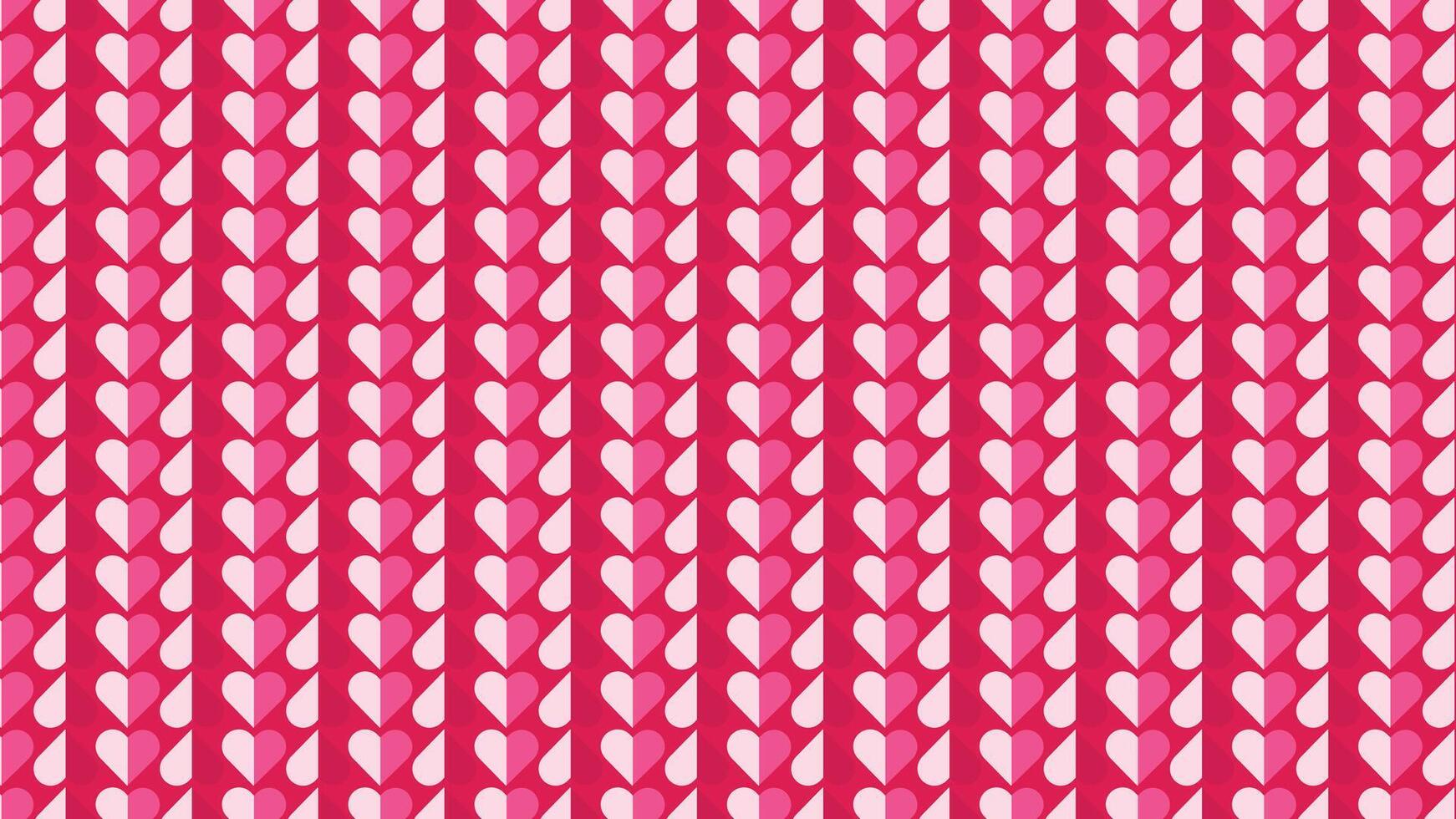 Abstract spiral repeated women's day red background. vector