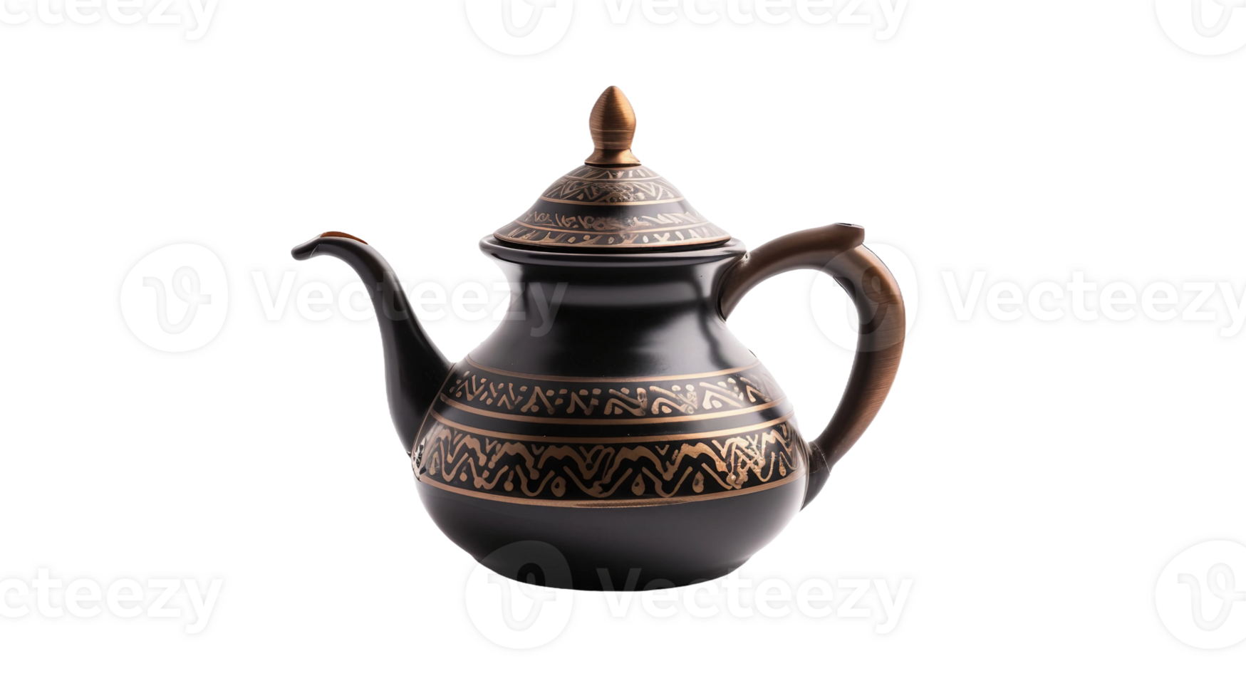 Arabic Coffee Pot on Transparent Background png