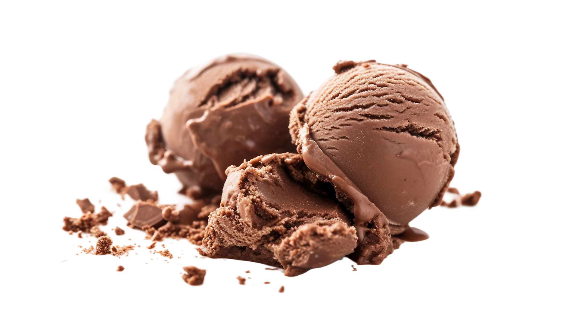 Chocolate Ice Cream on Transparent Background 43345545 PNG