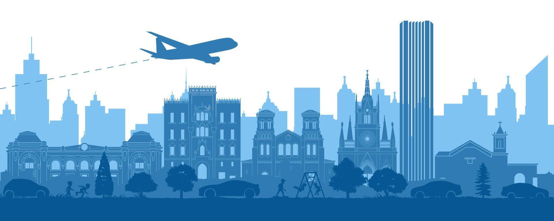Colombia famous landmark silhouette style vector
