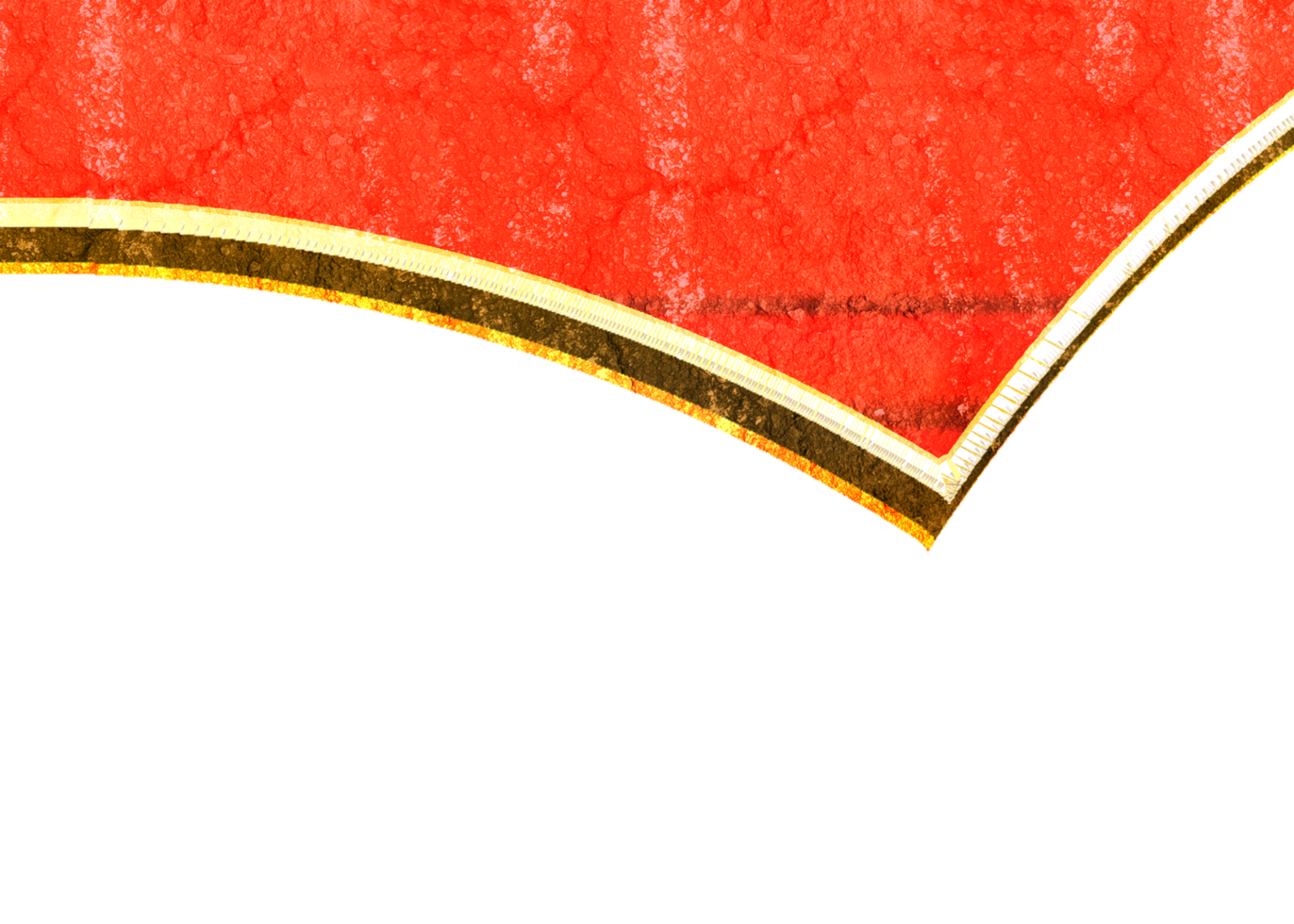 Abstract realistic modern frame red and golden png