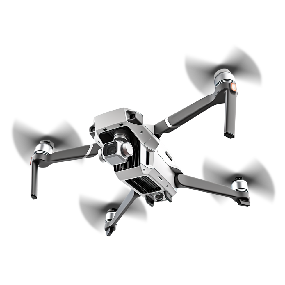 Drone in motion cut out image png