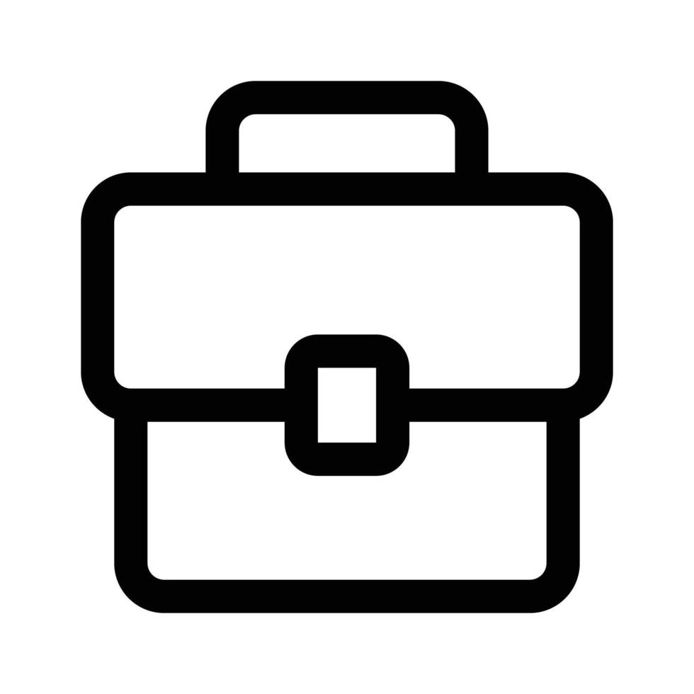 Briefcase design, an amazing icon of bag in editable style vector