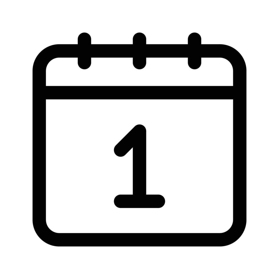 Beautiful and modern design of calendar, easy to use vector