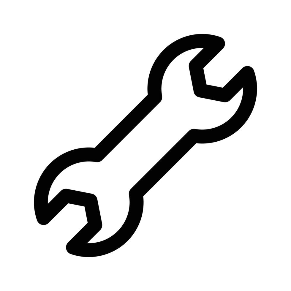 Beautifully designed trendy icon of spanner, construction wrench vector