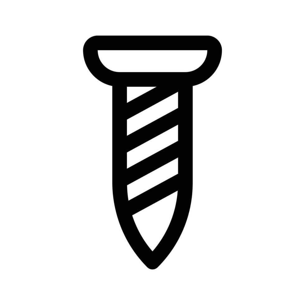Download this beautifully designed icon of a screw, Designed in trendy style vector