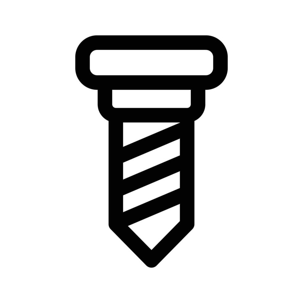 Download this beautifully designed icon of a screw, Designed in trendy style vector
