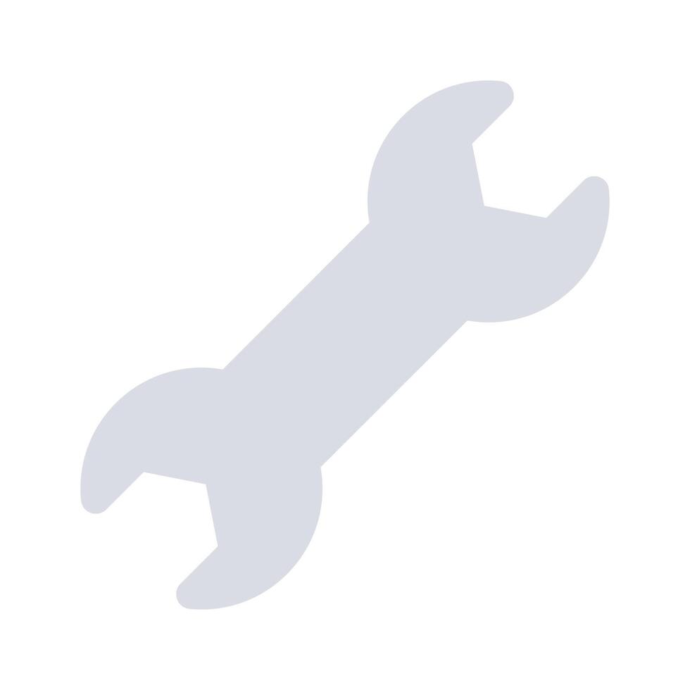 Beautifully designed trendy icon of spanner, construction wrench vector