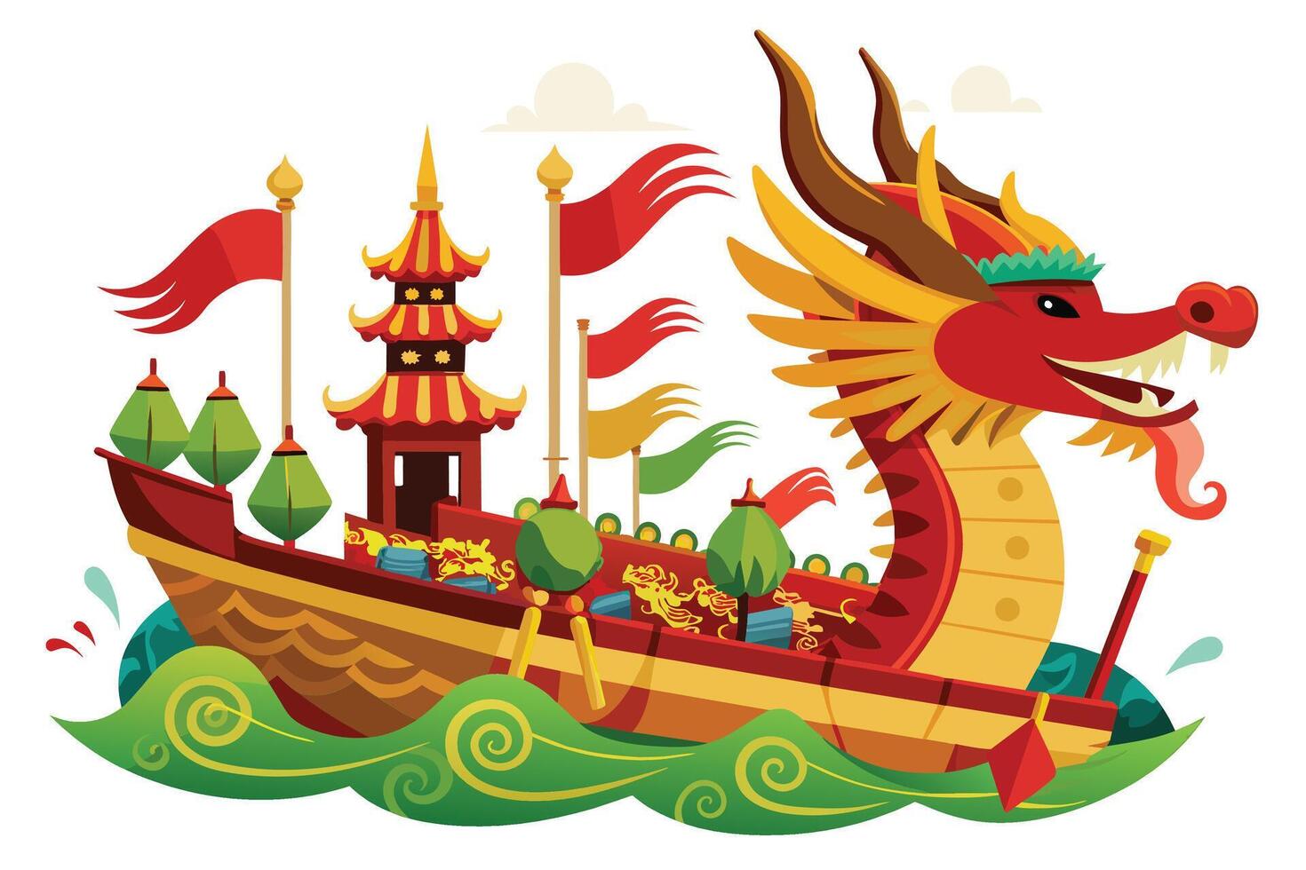 Dragon Boat Festival vector