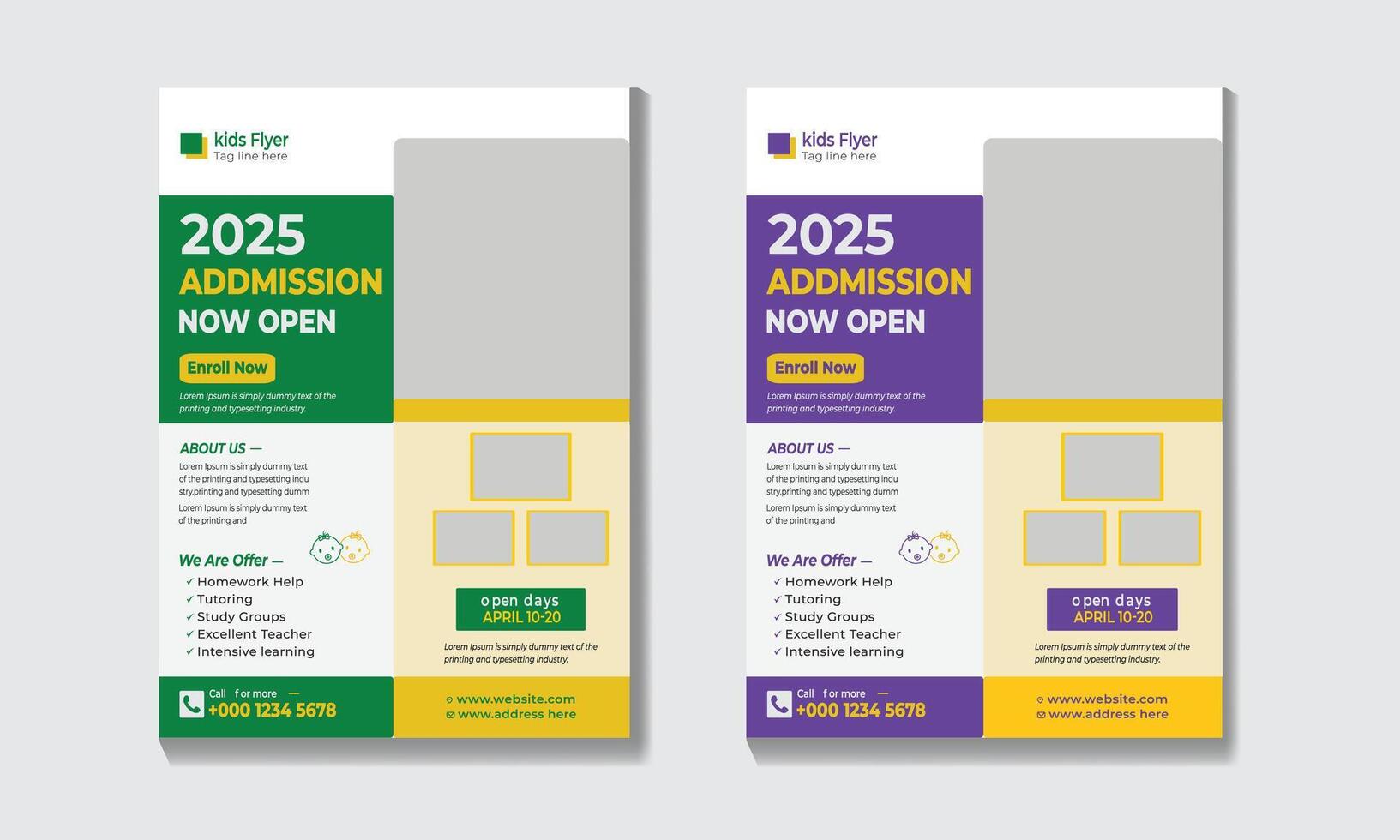 Creative School admission flyer design.school admission template for flyer design.Kids Childrens back to school education admission flyer layoutCreative School admission flyer design vector