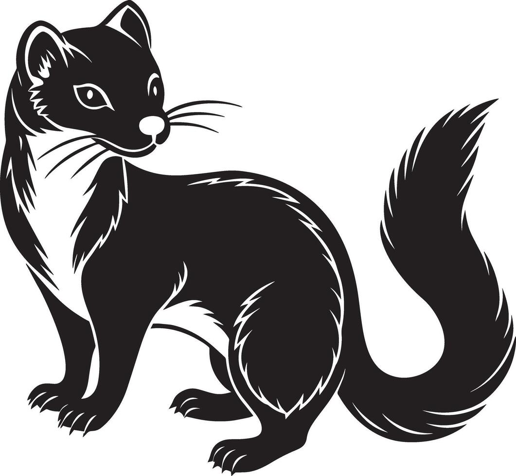 imagen de un gato. aislado en un blanco antecedentes. vector