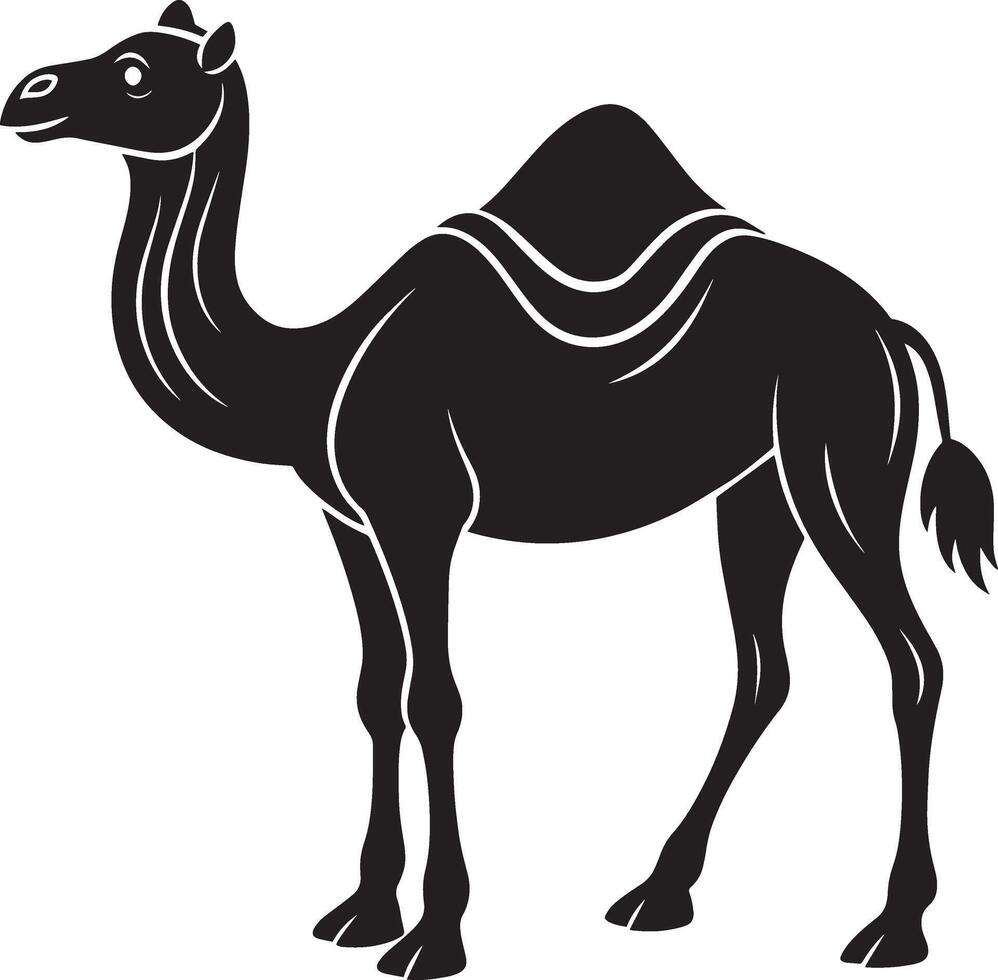 ilustración de un camello en un blanco antecedentes. vector