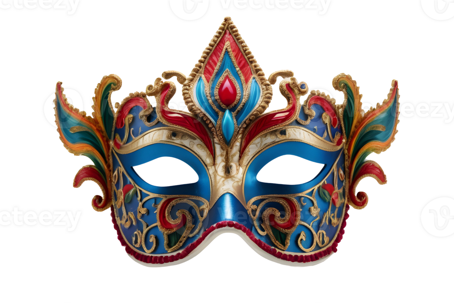 Party mask isolated on transparent background, cut out, or clipping path. png