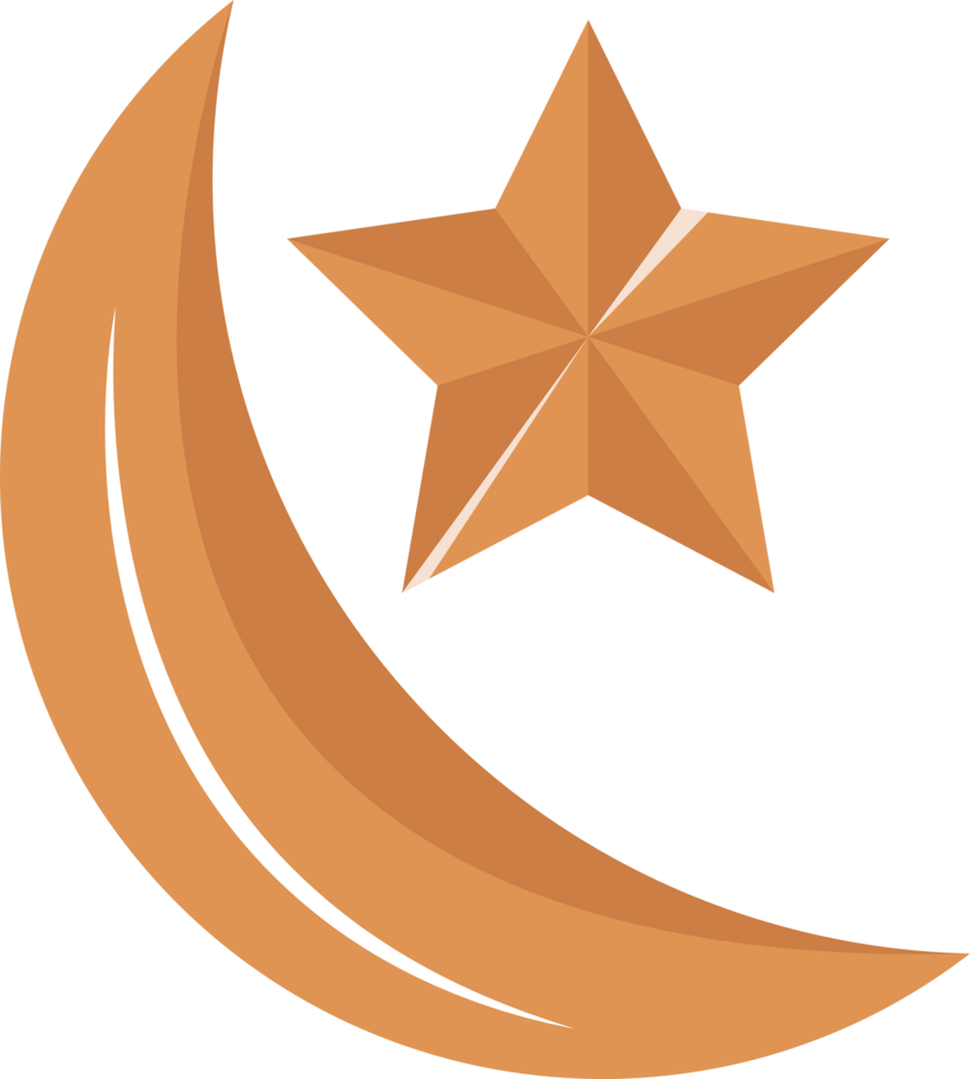 Flat design ramadan icons png